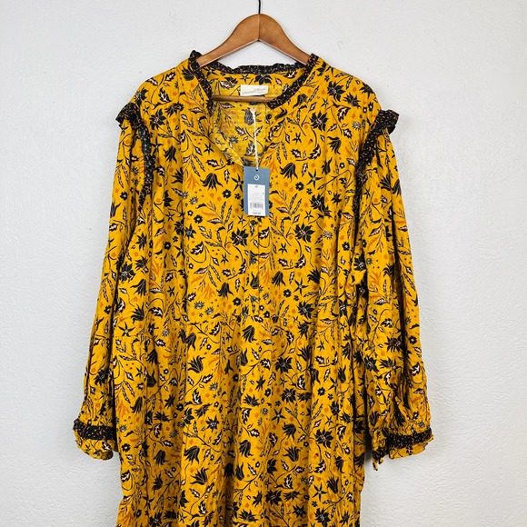 NEW! Universal Thread Floral Print Maxi Dress - 4X - Picture 1 of 8